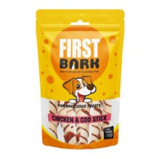 First Bark Dog Treats Chicken And Cod Stick 70 Gm